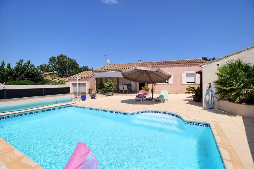 VILLA PLAIN PIED T5 107M2 + DOUBLE GARAGE + PISCINE